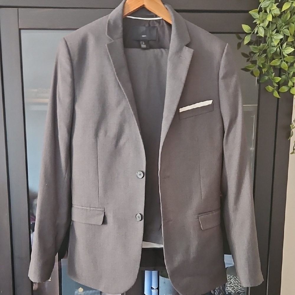 H&M Slim Fit Gray Men's Suit